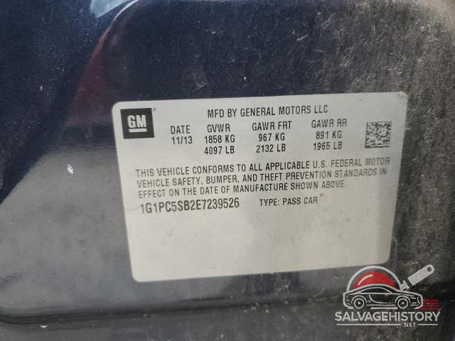 1G1PC5SB2E7239526 2014 CHEVROLET CRUZE photo no. 13