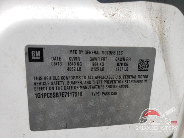 1G1PC5SB7E7117518 2014 CHEVROLET CRUZE photo no. 12