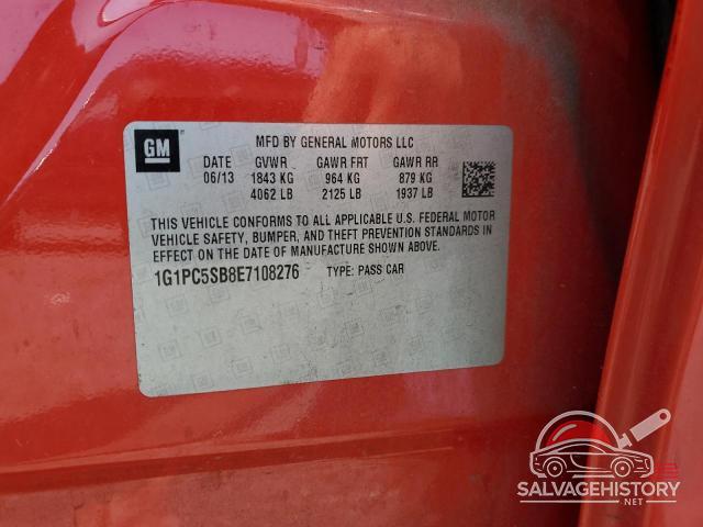 1G1PC5SB8E7108276 2014 CHEVROLET CRUZE photo no. 12