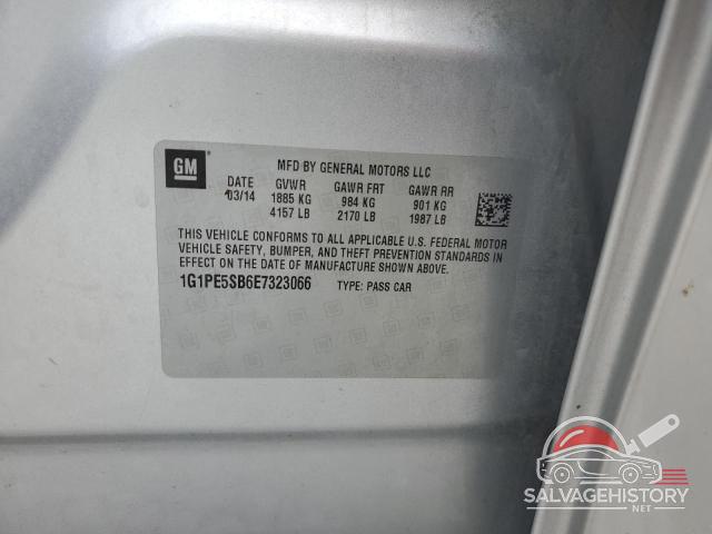 1G1PE5SB6E7323066 2014 CHEVROLET CRUZE photo no. 12