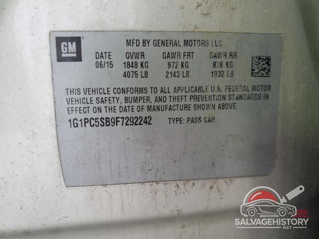 1G1PC5SB9F7292242 2015 CHEVROLET CRUZE photo no. 12