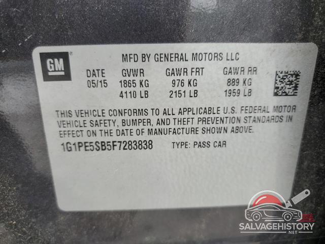 1G1PE5SB5F7283838 2015 CHEVROLET CRUZE photo no. 12