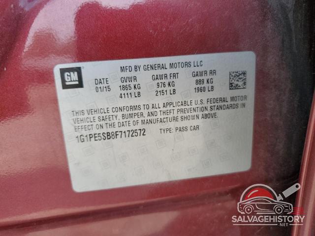 1G1PE5SB8F7172572 2015 CHEVROLET CRUZE photo no. 12