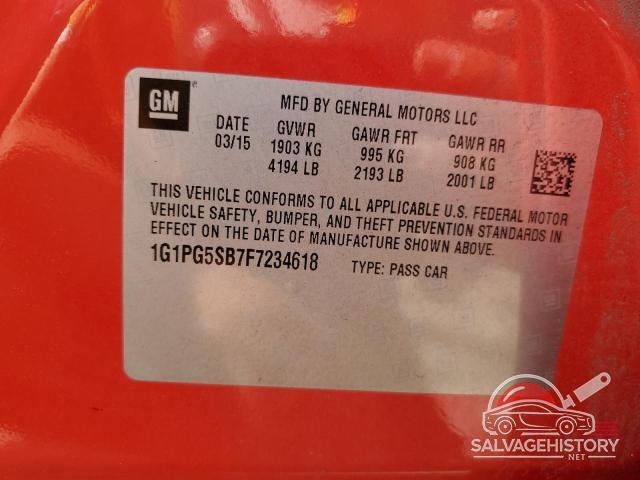 1G1PG5SB7F7234618 2015 CHEVROLET CRUZE photo no. 13