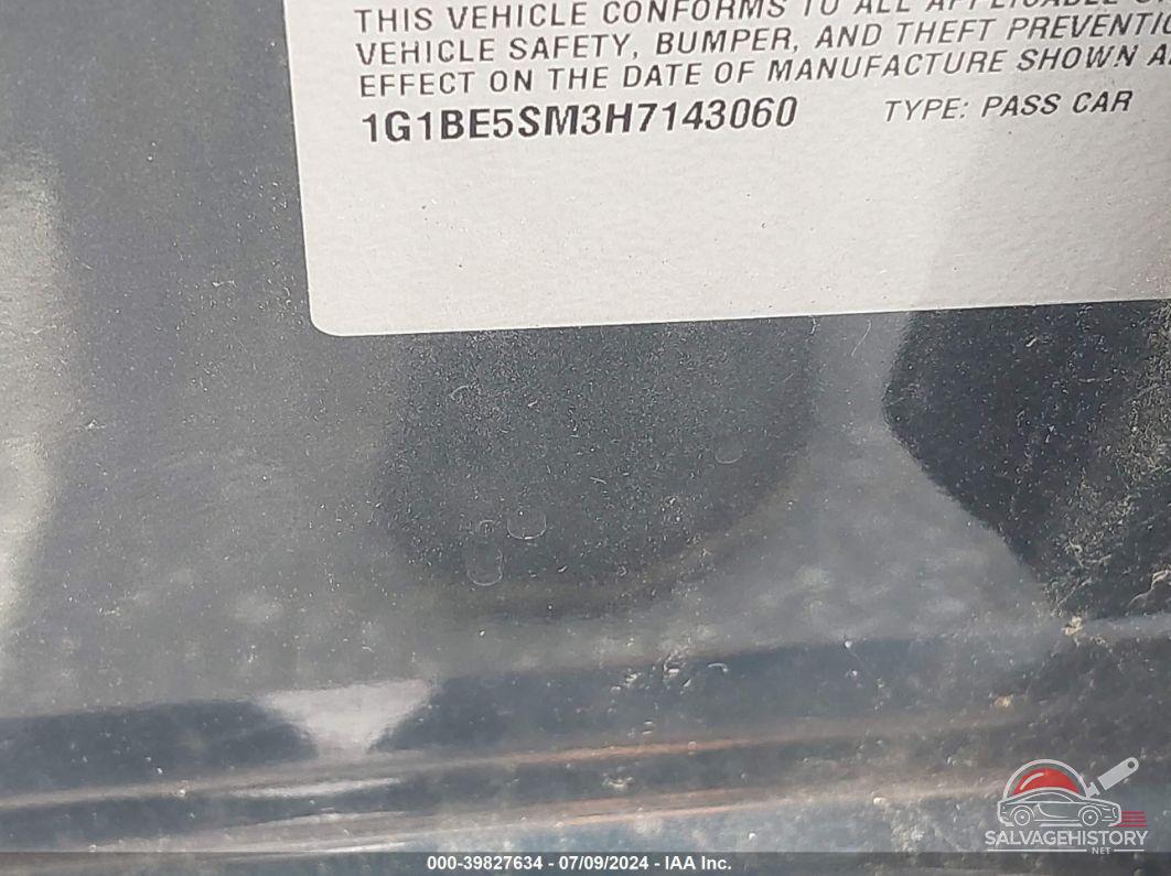 1G1BE5SM3H7143060 2017 CHEVROLET CRUZE photo no. 9