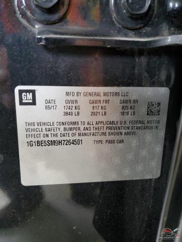 1G1BE5SM9H7264501 2017 CHEVROLET CRUZE photo no. 12