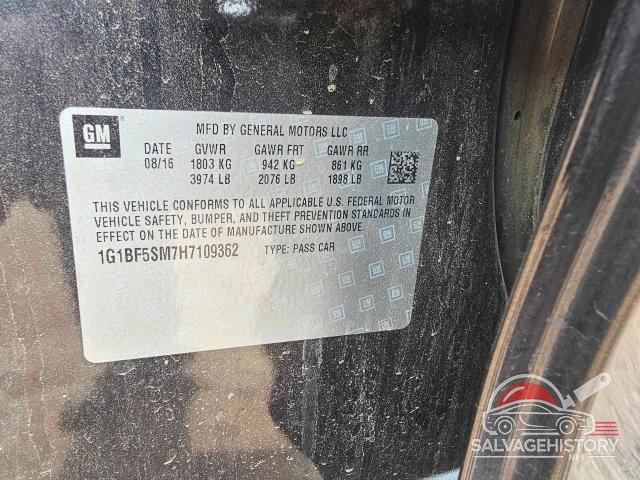 1G1BF5SM7H7109362 2017 CHEVROLET CRUZE photo no. 10