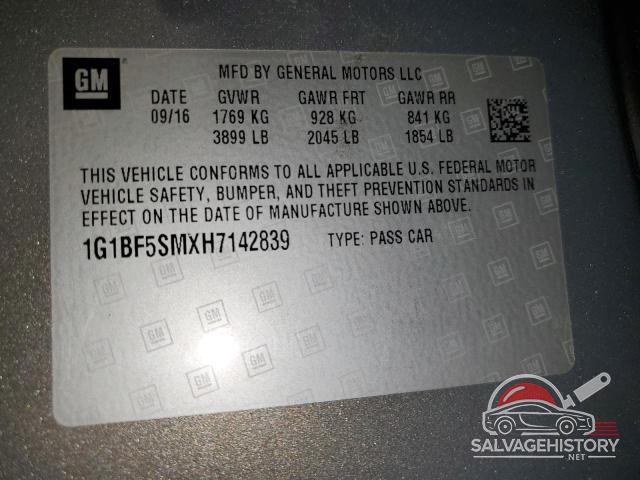1G1BF5SMXH7142839 2017 CHEVROLET CRUZE photo no. 13