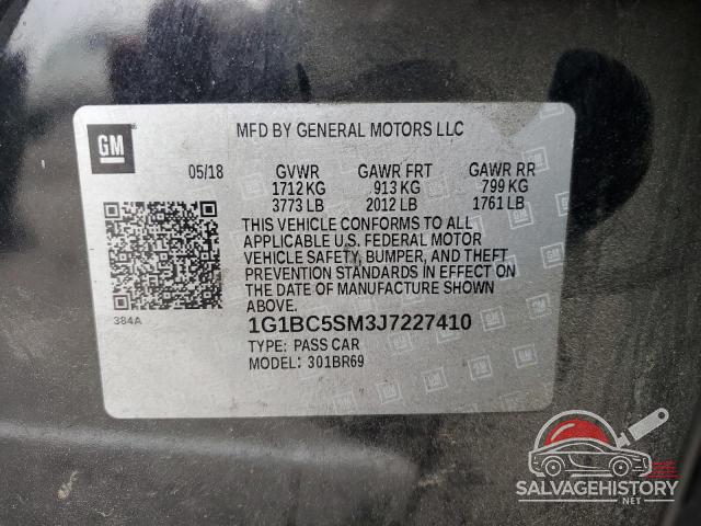 1G1BC5SM3J7227410 2018 CHEVROLET CRUZE photo no. 12