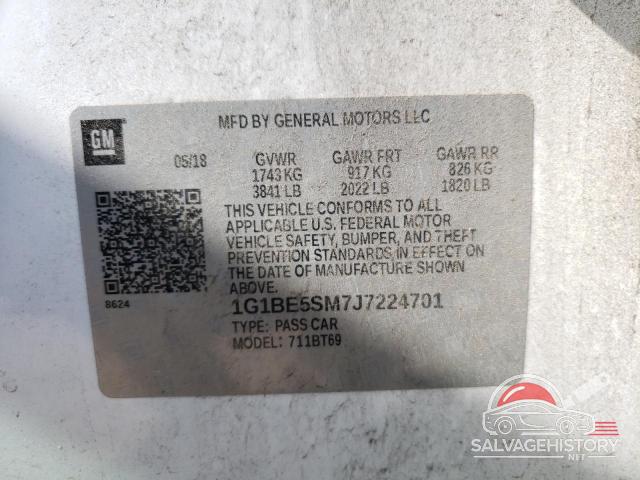 1G1BE5SM7J7224701 2018 CHEVROLET CRUZE photo no. 13
