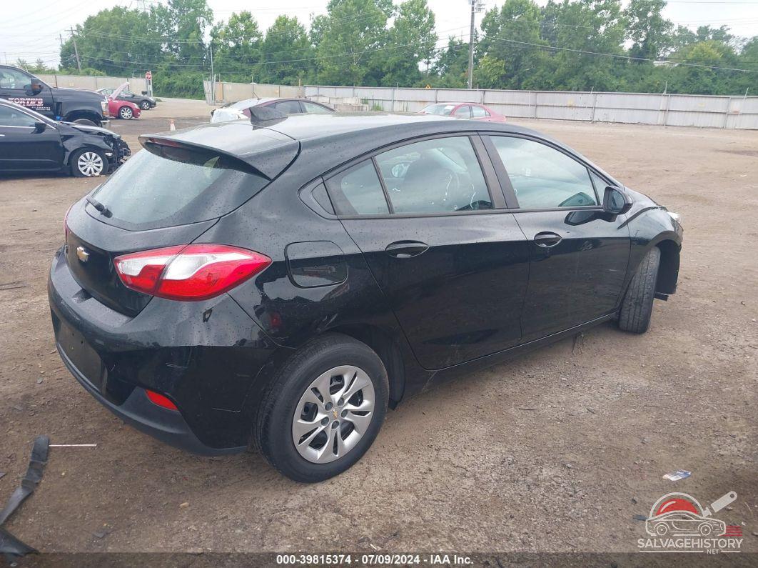 3G1BC6SM8KS531695 2019 CHEVROLET CRUZE photo no. 4
