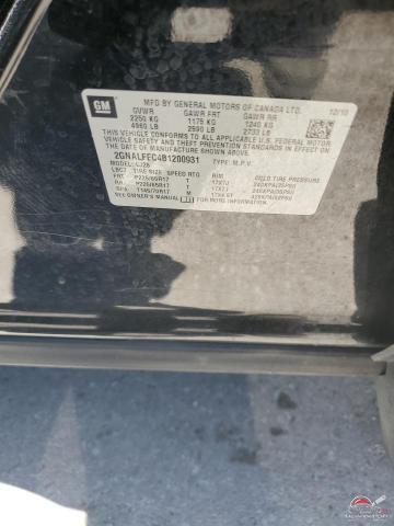 2GNALFEC4B1200931 2011 CHEVROLET EQUINOX photo no. 13