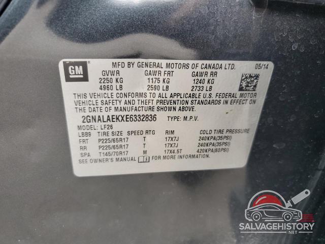 2GNALAEKXE6332836 2014 CHEVROLET EQUINOX photo no. 13
