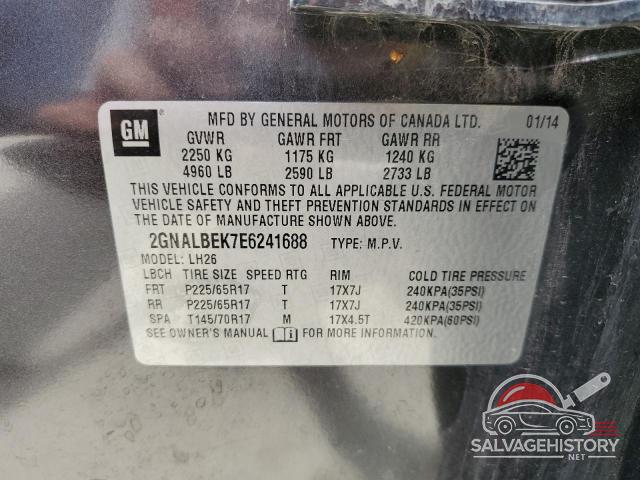 2GNALBEK7E6241688 2014 CHEVROLET EQUINOX photo no. 13