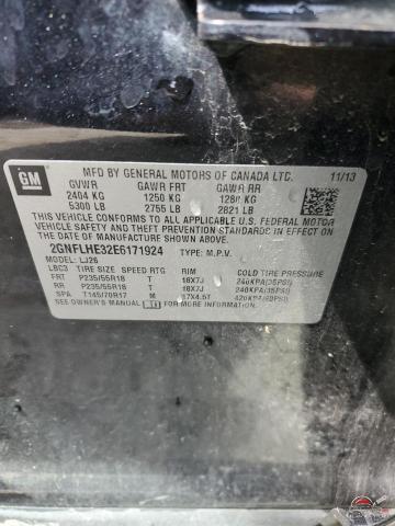 2GNFLHE32E6171924 2014 CHEVROLET EQUINOX photo no. 14
