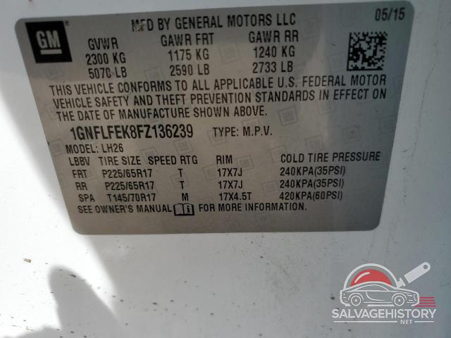 1GNFLFEK8FZ136239 2015 CHEVROLET EQUINOX photo no. 14
