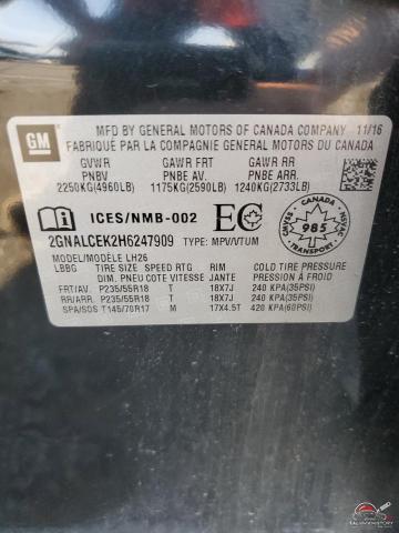 2GNALCEK2H6247909 2017 CHEVROLET EQUINOX photo no. 13