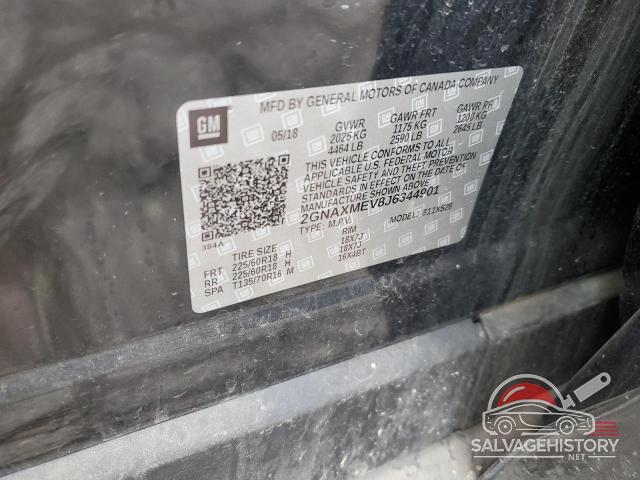 2GNAXMEV8J6344901 2018 CHEVROLET EQUINOX photo no. 13