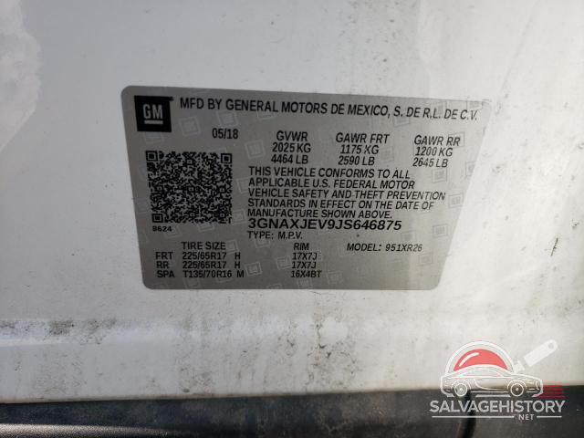 3GNAXJEV9JS646875 2018 CHEVROLET EQUINOX photo no. 13
