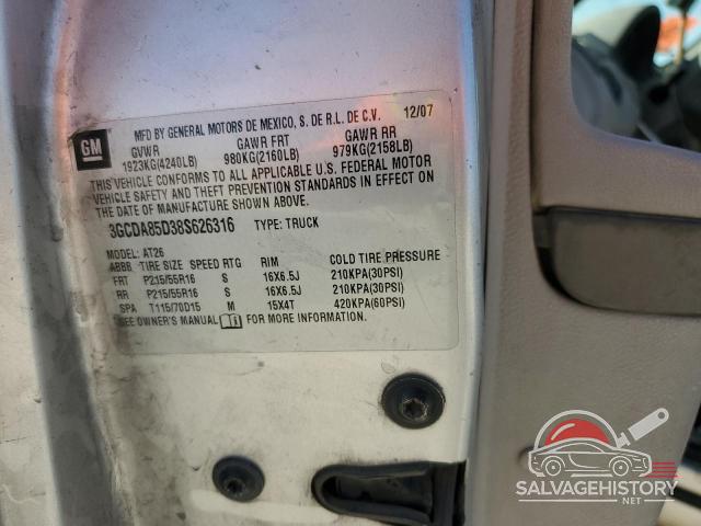 3GCDA85D38S626316 2008 CHEVROLET HHR photo no. 13