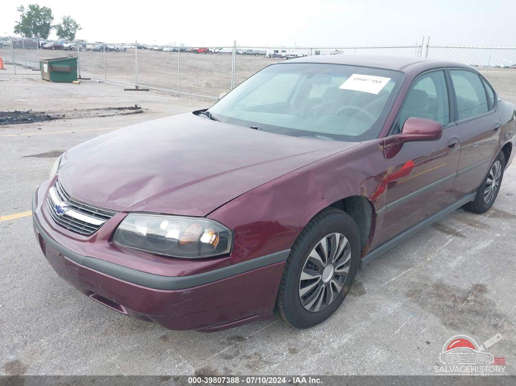 2G1WF52E149382669 2004 CHEVROLET IMPALA photo no. 2