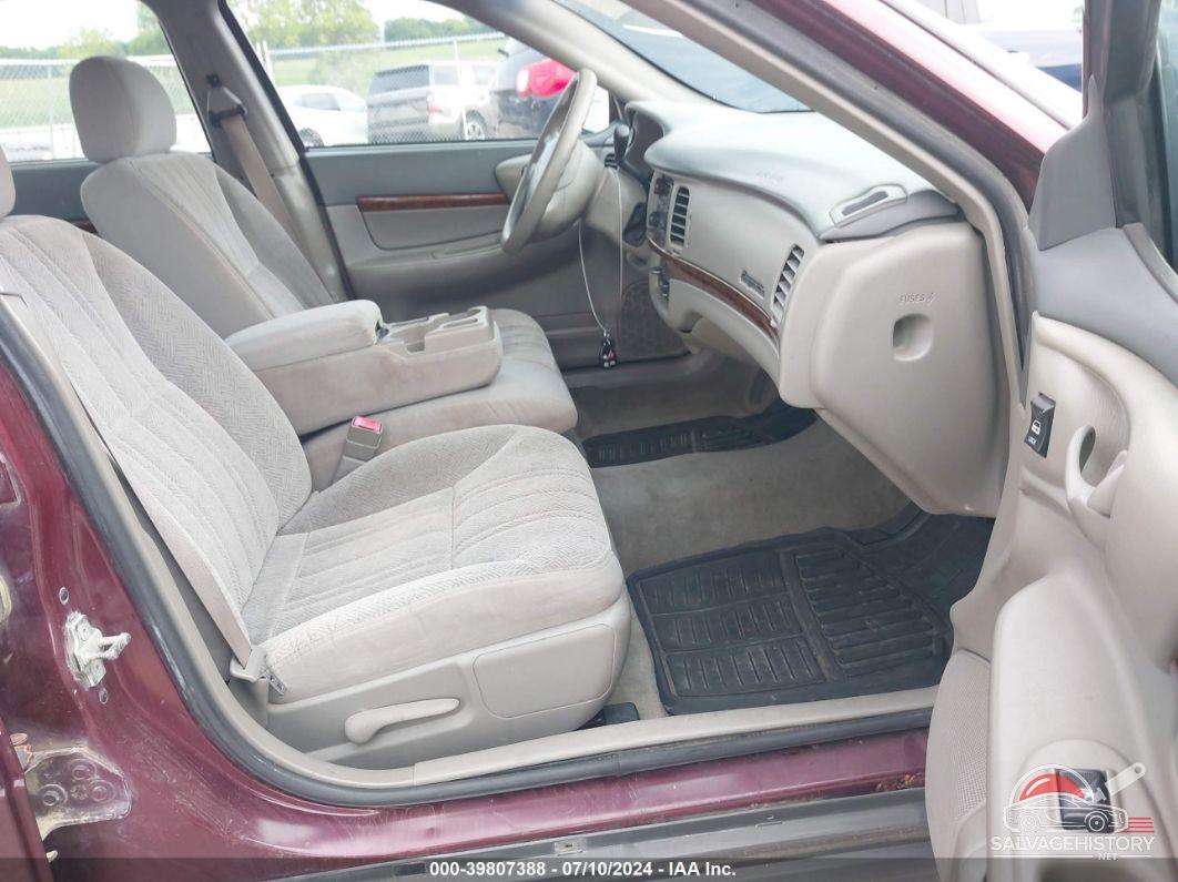 2G1WF52E149382669 2004 CHEVROLET IMPALA photo no. 5