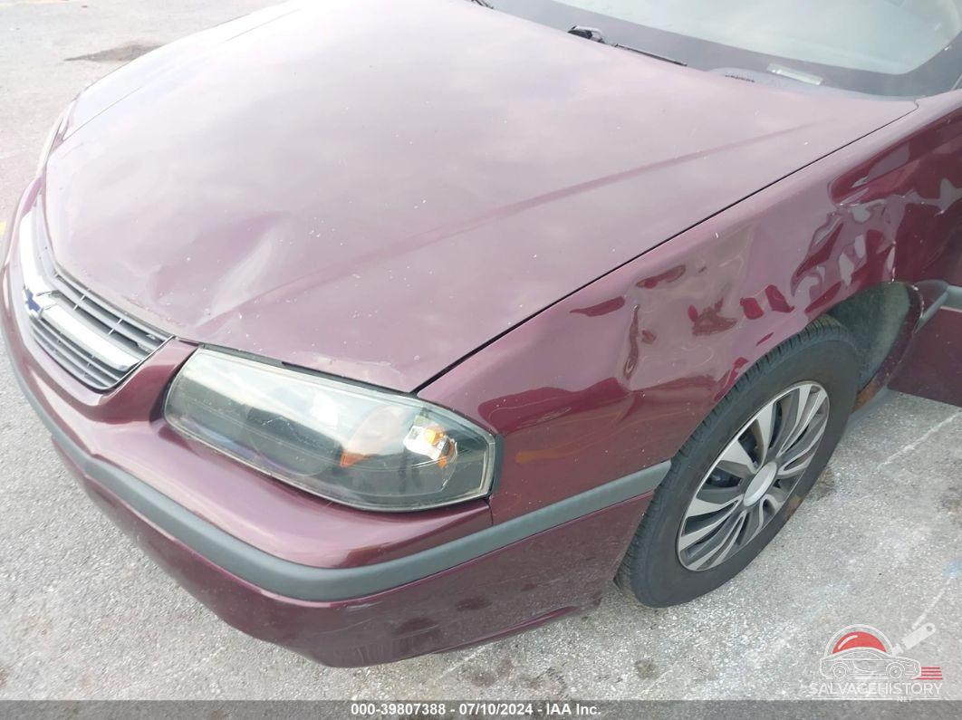 2G1WF52E149382669 2004 CHEVROLET IMPALA photo no. 6
