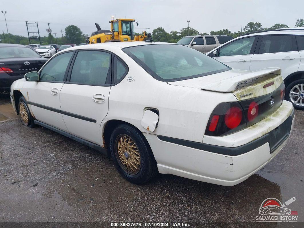 2G1WF52E159126548 2005 CHEVROLET IMPALA photo no. 3