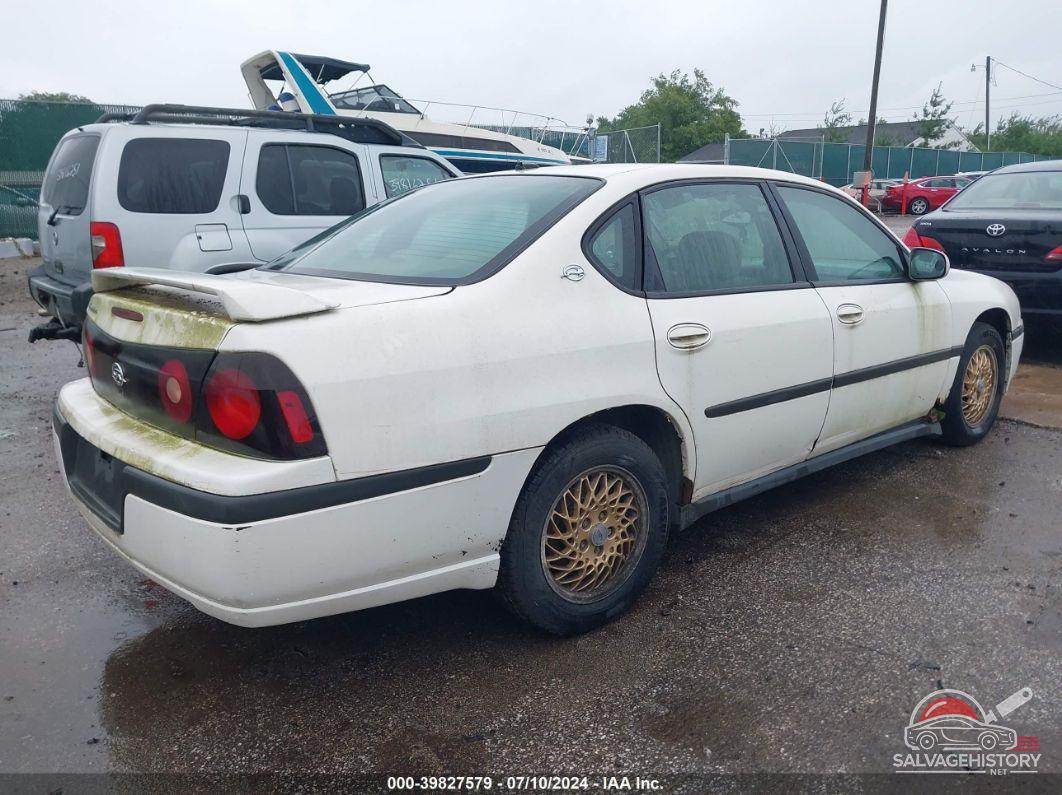 2G1WF52E159126548 2005 CHEVROLET IMPALA photo no. 4