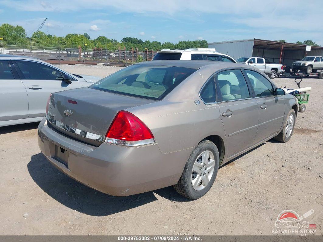 2G1WB55K169266047 2006 CHEVROLET IMPALA photo no. 4