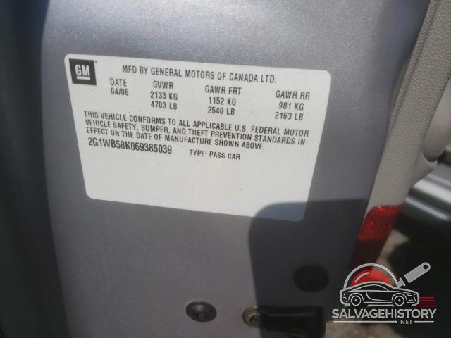 2G1WB58K069385039 2006 CHEVROLET IMPALA photo no. 12