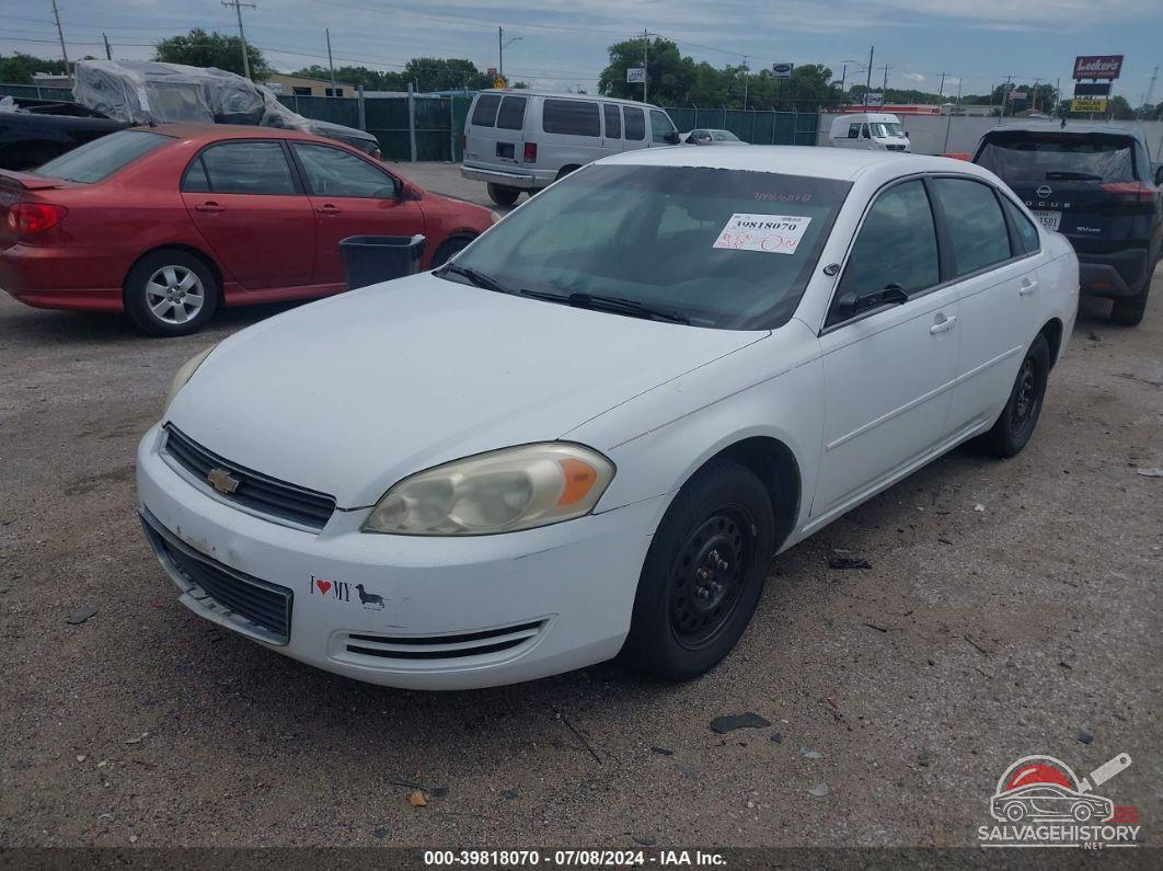 2G1WS551369234675 2006 CHEVROLET IMPALA photo no. 2