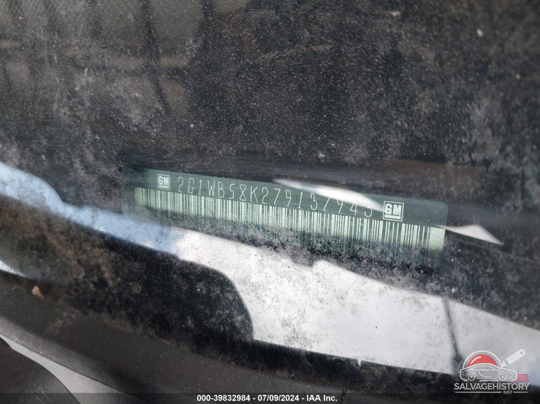 2G1WB58K279137943 2007 CHEVROLET IMPALA photo no. 9