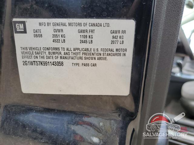 2G1WT57K991143058 2009 CHEVROLET IMPALA photo no. 13