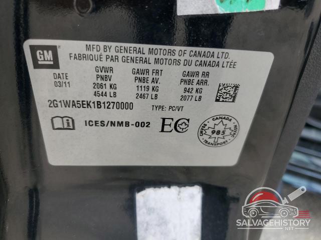 2G1WA5EK1B1270000 2011 CHEVROLET IMPALA photo no. 12