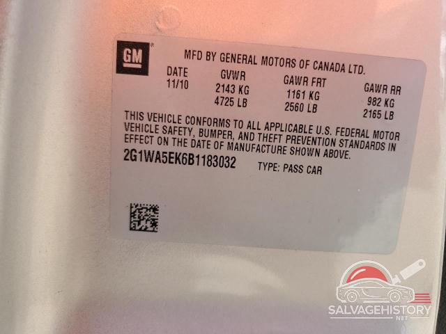 2G1WA5EK6B1183032 2011 CHEVROLET IMPALA photo no. 12