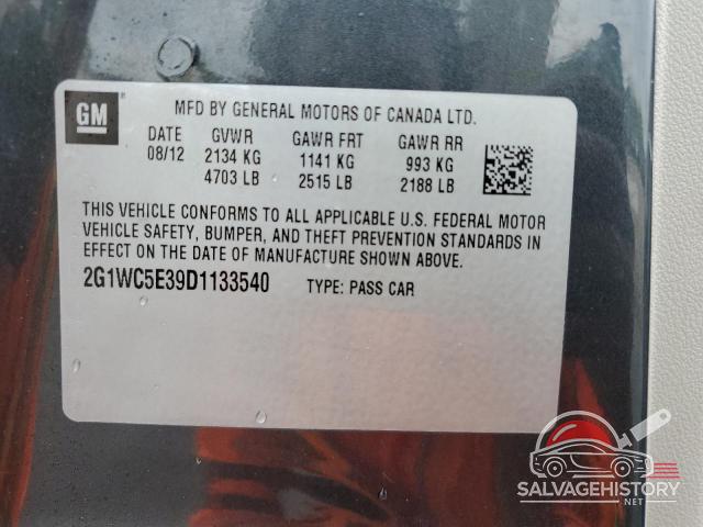 2G1WC5E39D1133540 2013 CHEVROLET IMPALA photo no. 12