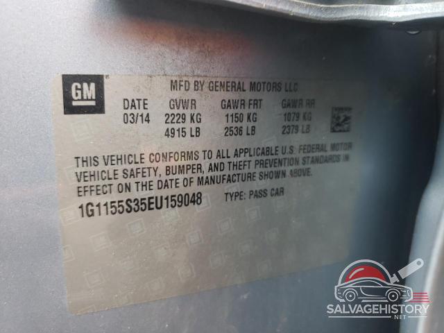 1G1155S35EU159048 2014 CHEVROLET IMPALA photo no. 12