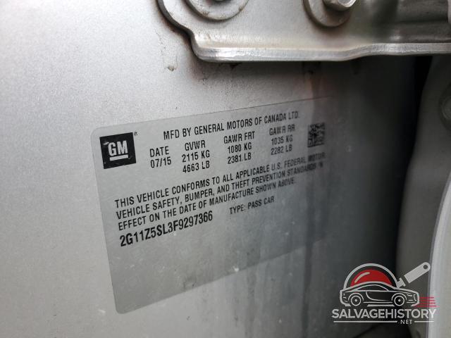 2G11Z5SL3F9297366 2015 CHEVROLET IMPALA photo no. 12