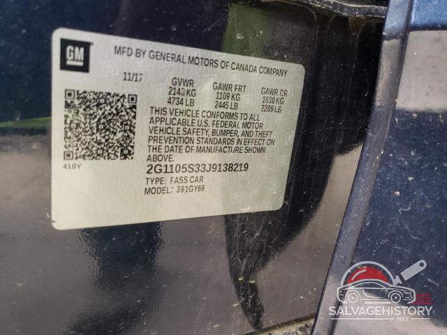 2G1105S33J9138219 2018 CHEVROLET IMPALA photo no. 12