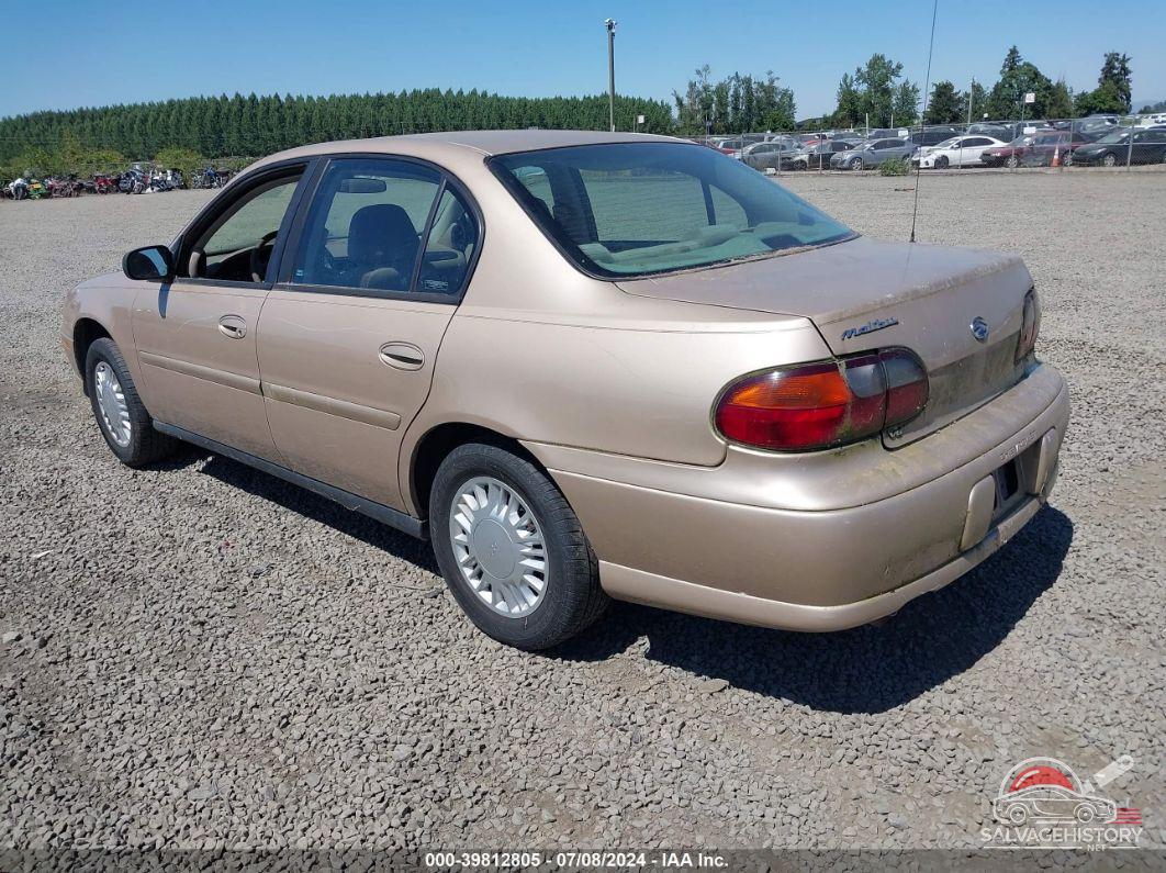 1G1ND52J916265228 2001 CHEVROLET MALIBU photo no. 3