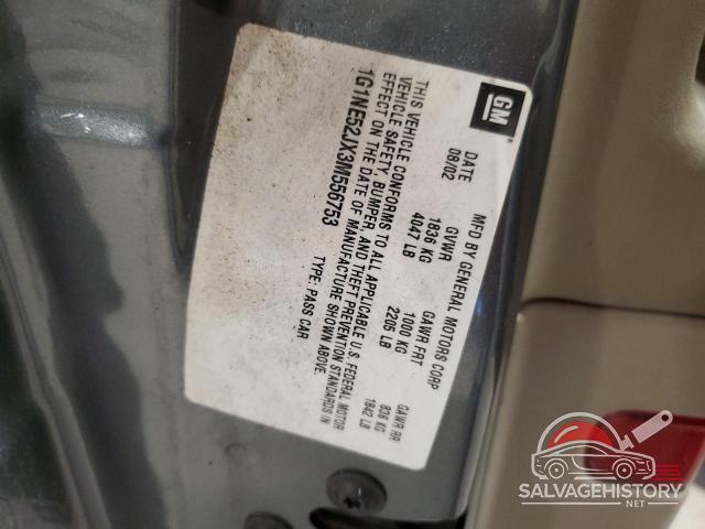 1G1NE52JX3M556753 2003 CHEVROLET MALIBU photo no. 12