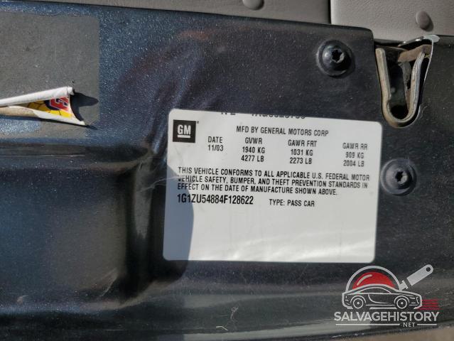 1G1ZU54884F128622 2004 CHEVROLET MALIBU photo no. 12