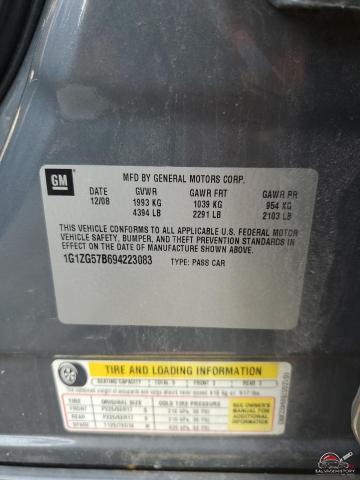 1G1ZG57B694223083 2009 CHEVROLET MALIBU photo no. 13