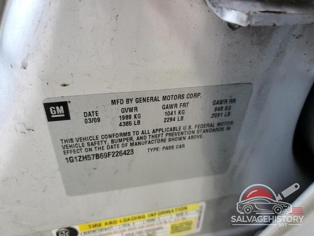 1G1ZH57B69F226423 2009 CHEVROLET MALIBU photo no. 12
