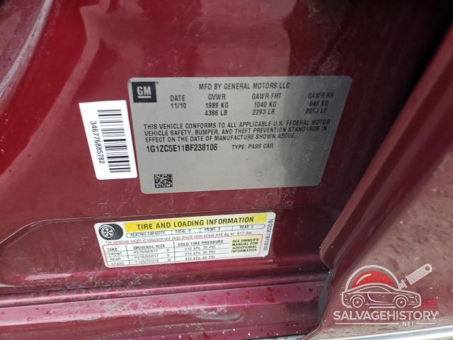 1G1ZC5E11BF238106 2011 CHEVROLET MALIBU photo no. 12