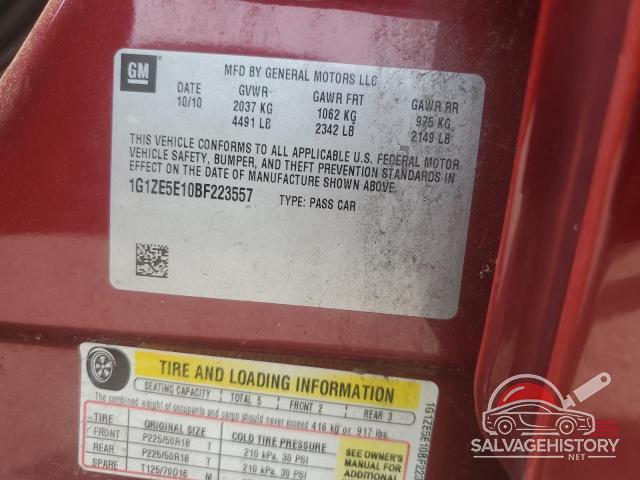 1G1ZE5E10BF223557 2011 CHEVROLET MALIBU photo no. 12