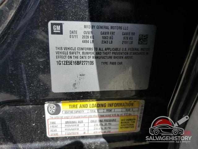 1G1ZE5E16BF277106 2011 CHEVROLET MALIBU photo no. 12