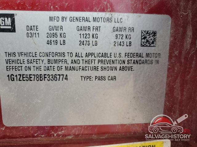 1G1ZE5E78BF336774 2011 CHEVROLET MALIBU photo no. 12