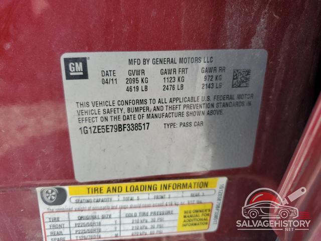 1G1ZE5E79BF338517 2011 CHEVROLET MALIBU photo no. 12